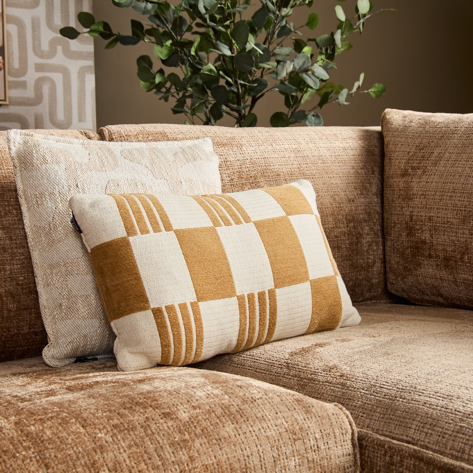 Starfurn MySofa Teddy Hoekbank Cinnamon 2,5 zits+Divan Rechts