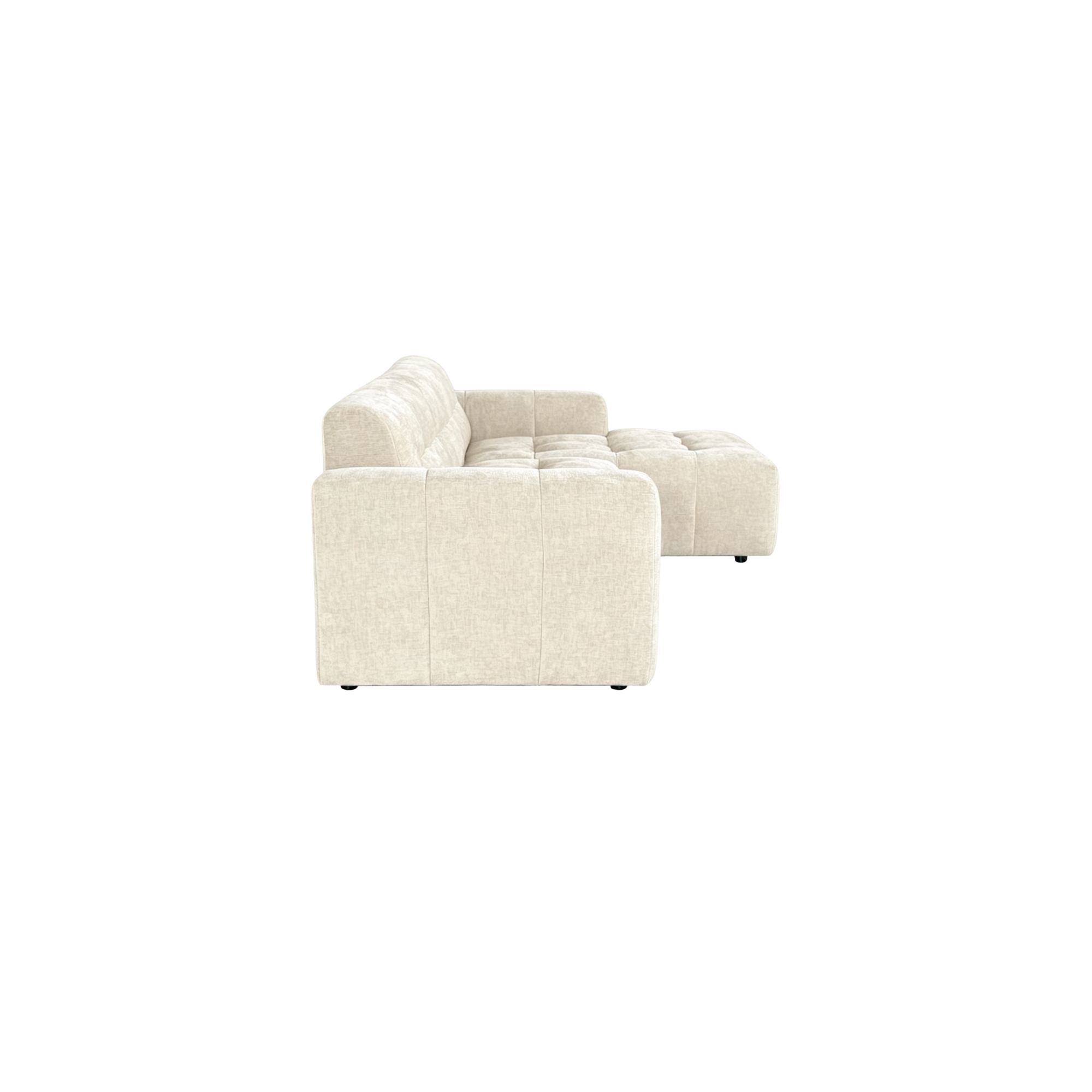 Starfurn MySofa Ruby Hoekbank Beige 2,5 zits AL + Lounge R