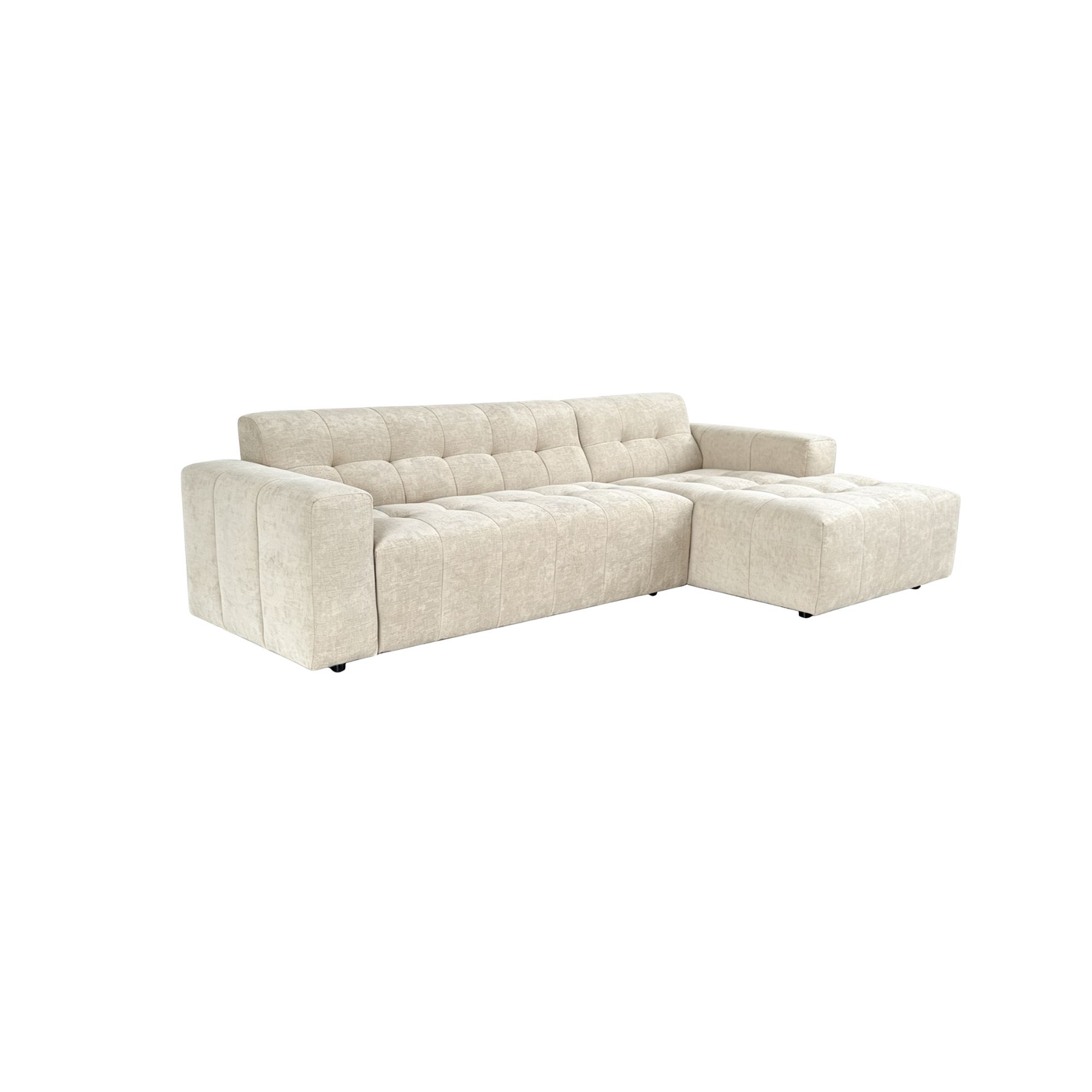 Starfurn MySofa Ruby Hoekbank Beige 2,5 zits AL + Lounge R