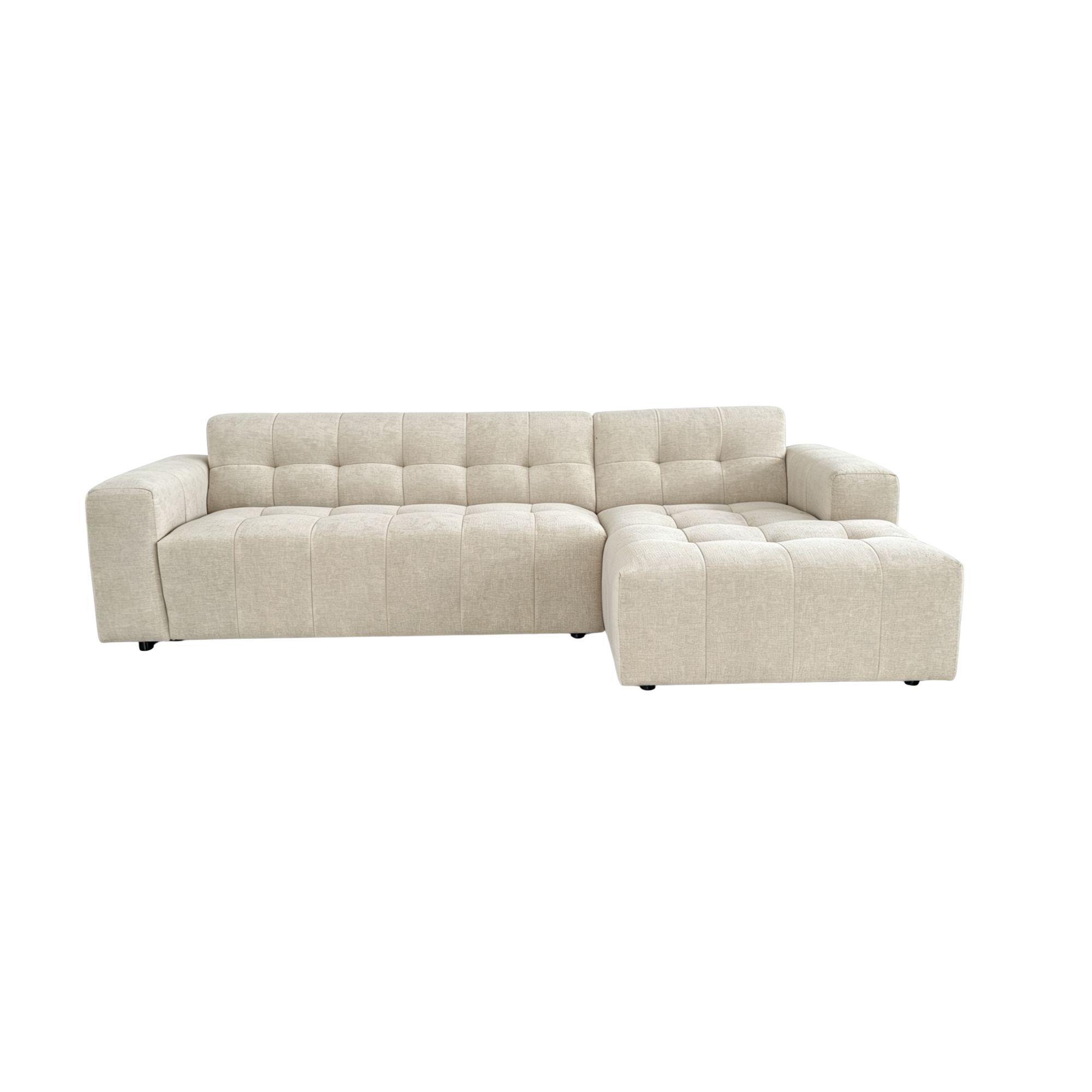 Starfurn MySofa Ruby Hoekbank Beige 2,5 zits AL + Lounge R