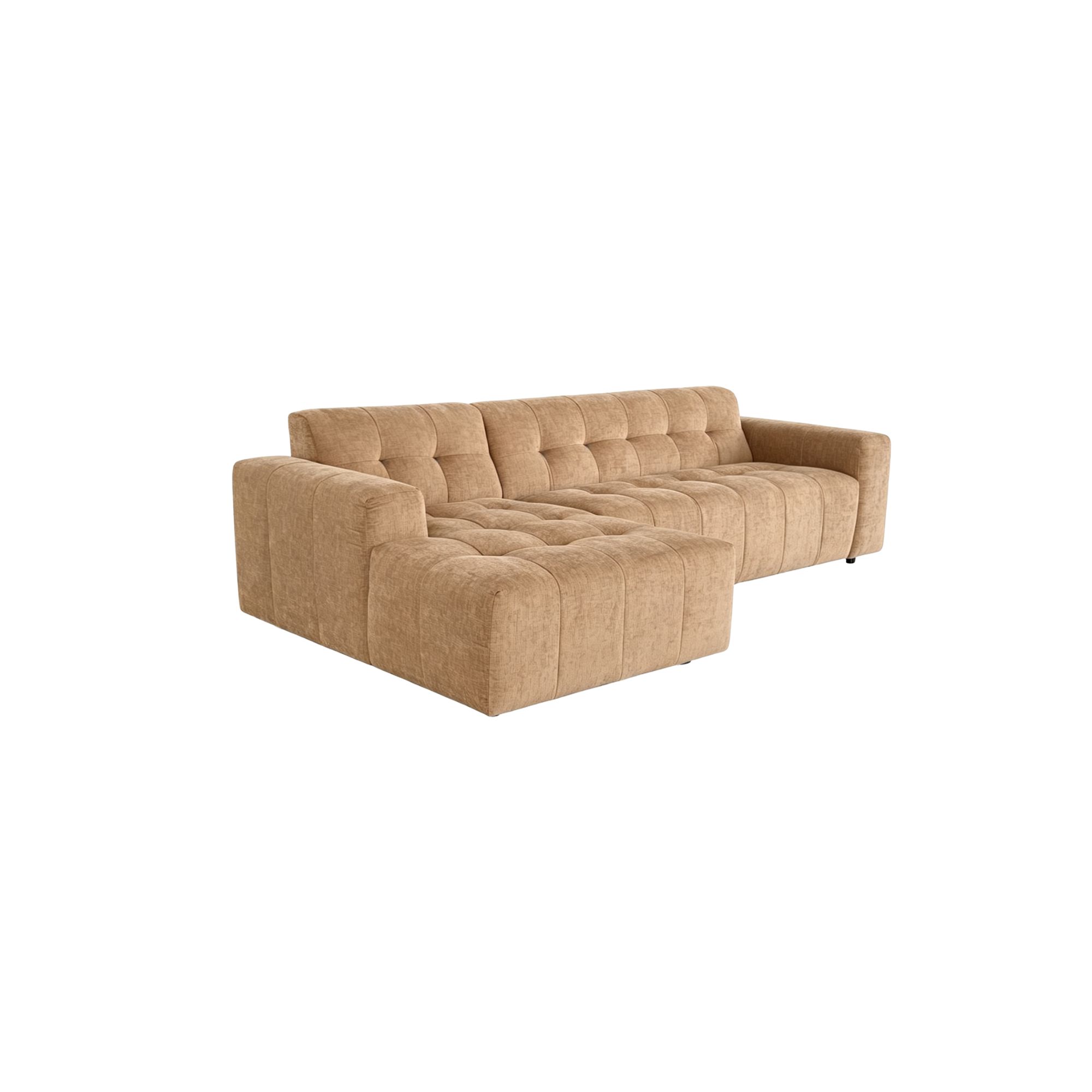 Starfurn MySofa Ruby Hoekbank Camel Lounge L + 2,5 zits AR