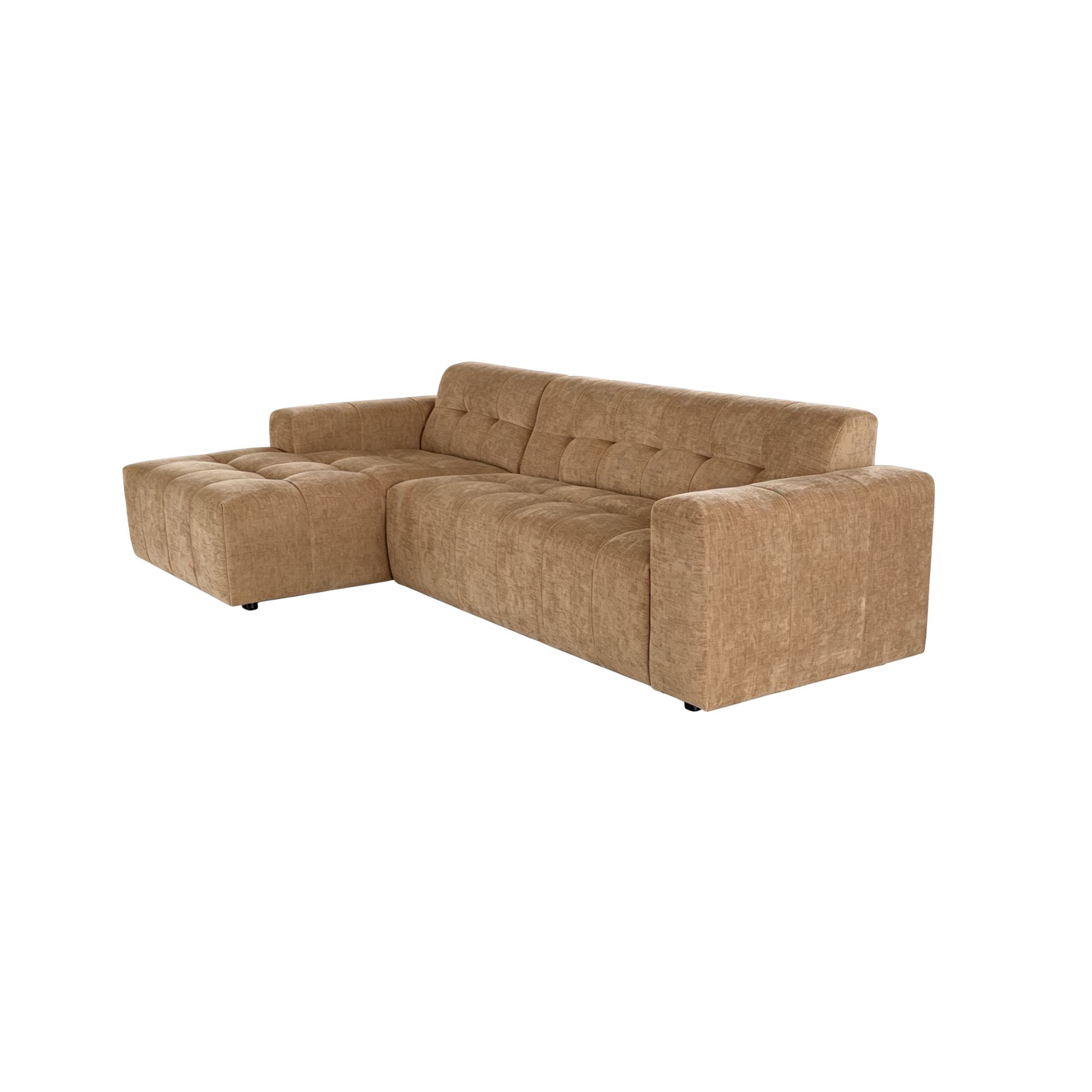 Starfurn MySofa Ruby Hoekbank Camel Lounge L + 2,5 zits AR