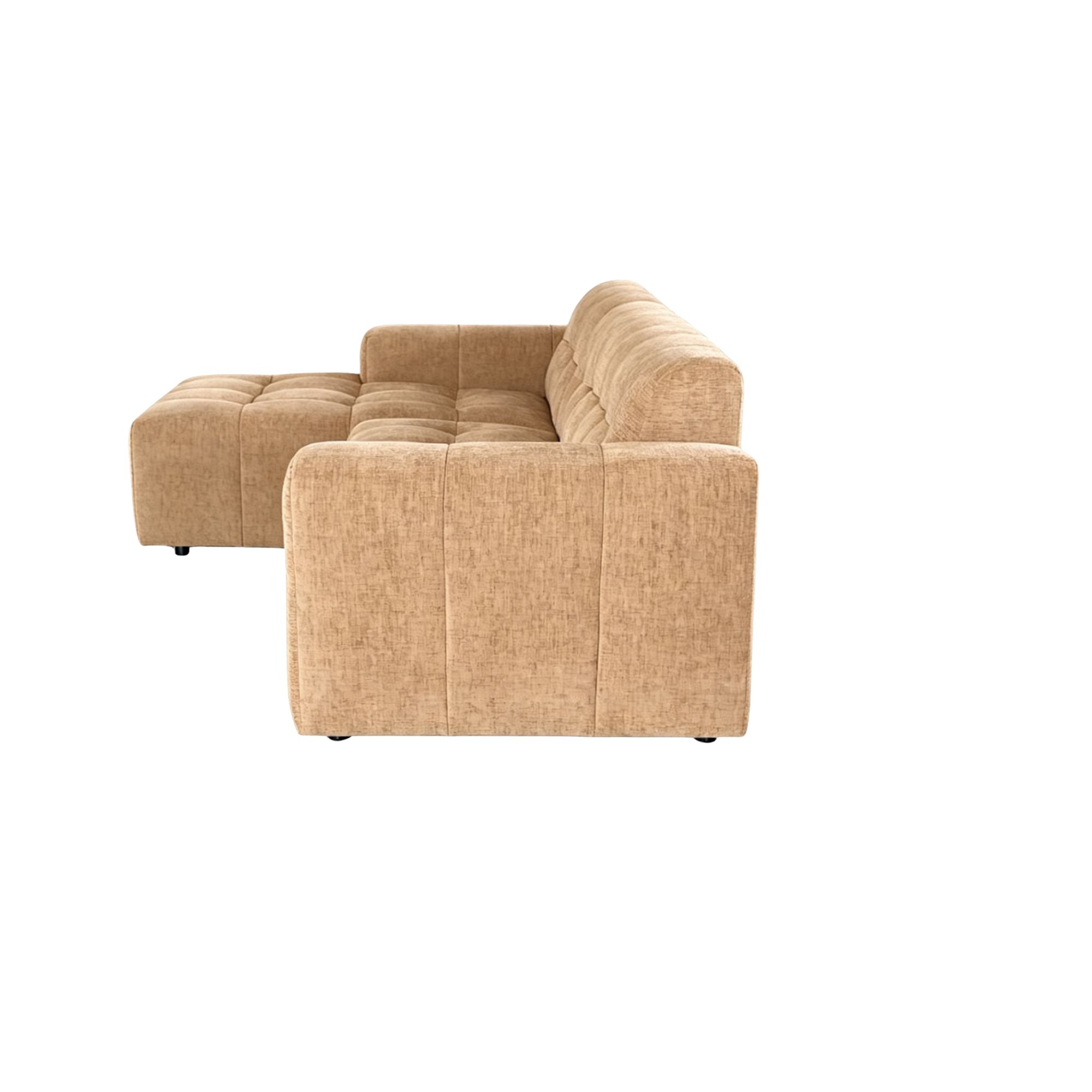 Starfurn MySofa Ruby Hoekbank Camel Lounge L + 2,5 zits AR