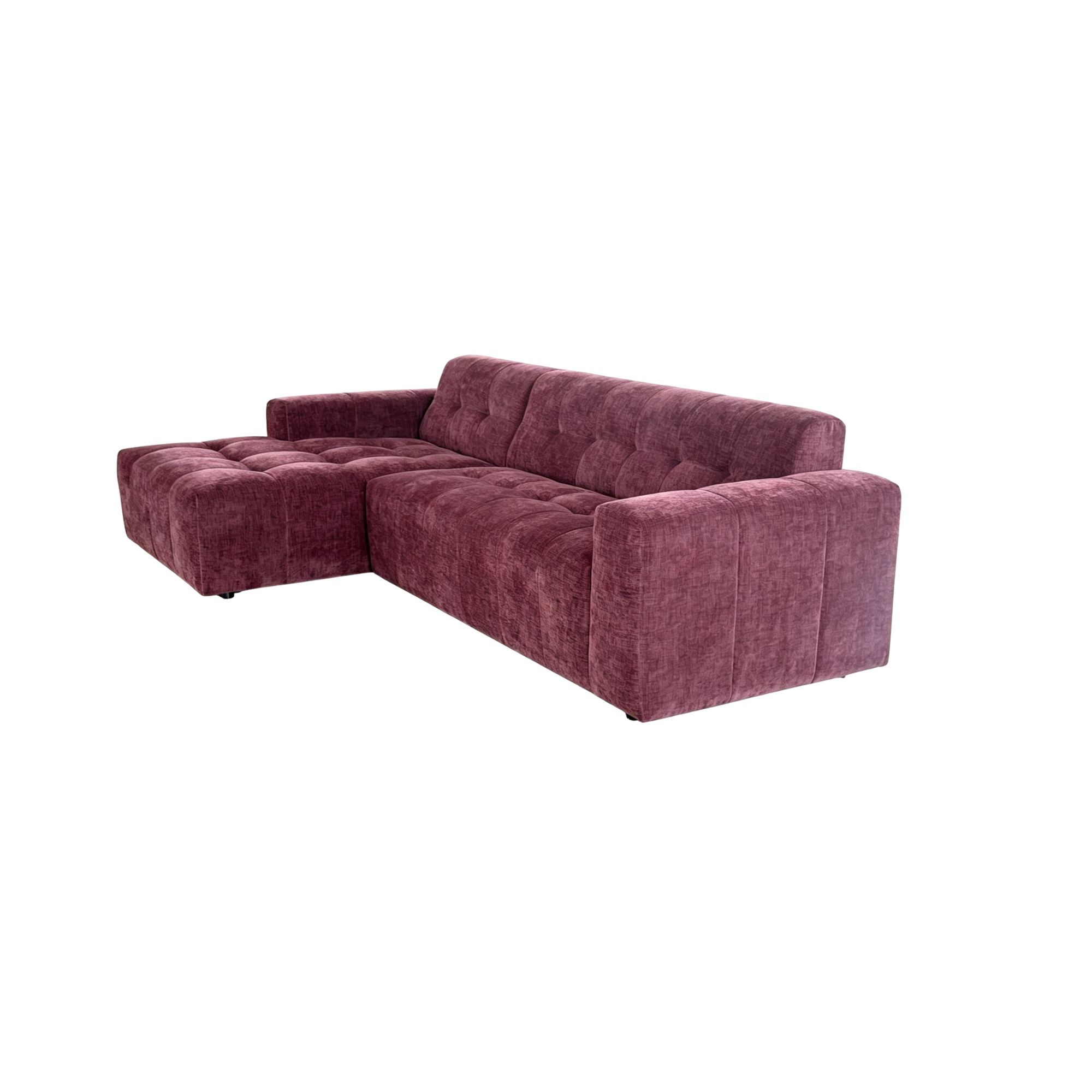 Starfurn MySofa Ruby Hoekbank Paars Lounge L + 2,5 zits AR