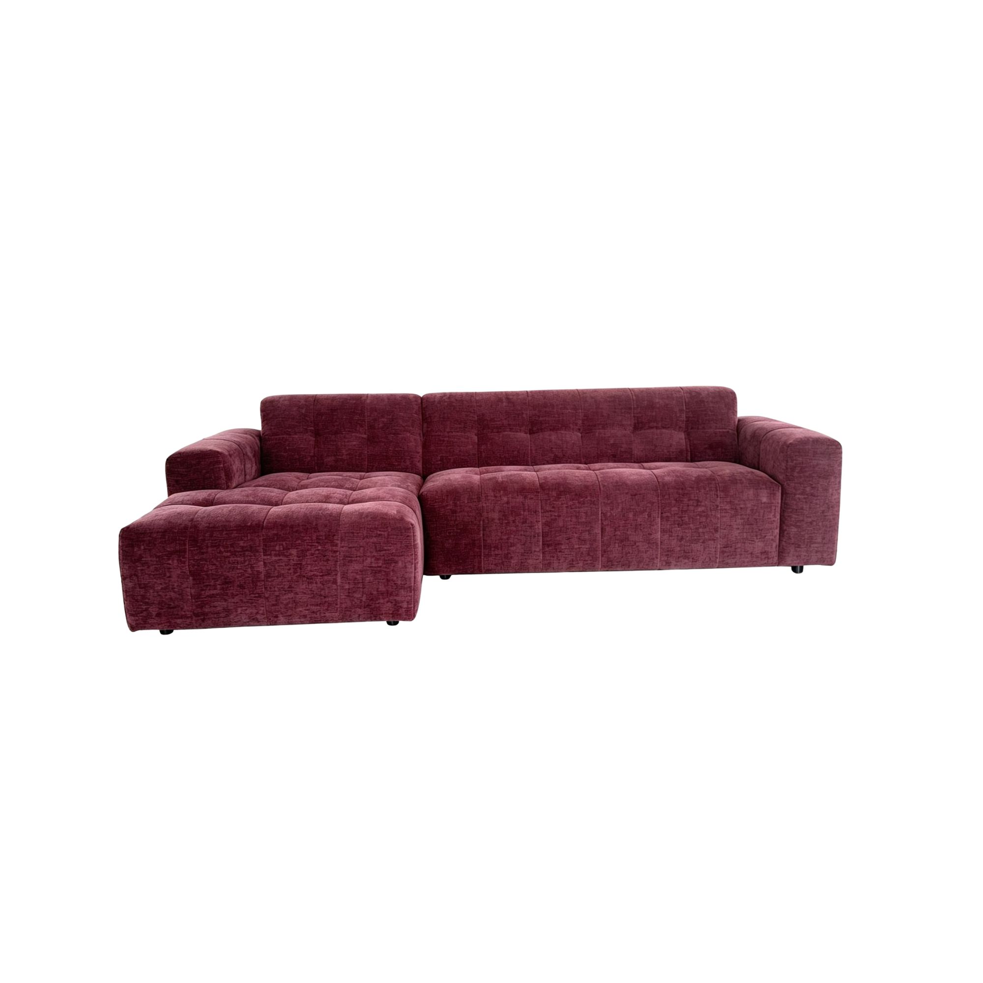 Starfurn MySofa Ruby Hoekbank Paars Lounge L + 2,5 zits AR