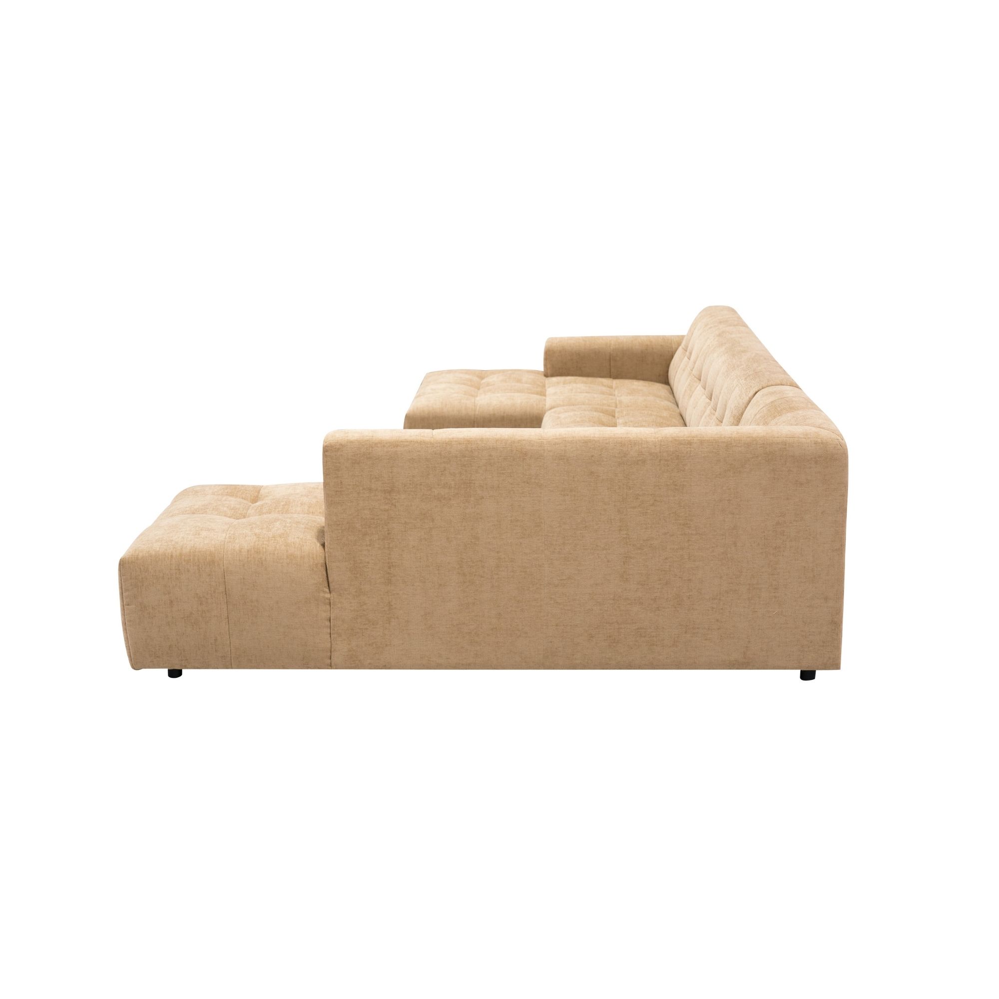 Starfurn MySofa Ruby U-bank Camel Lounge L + 2,5 + Ottomane R