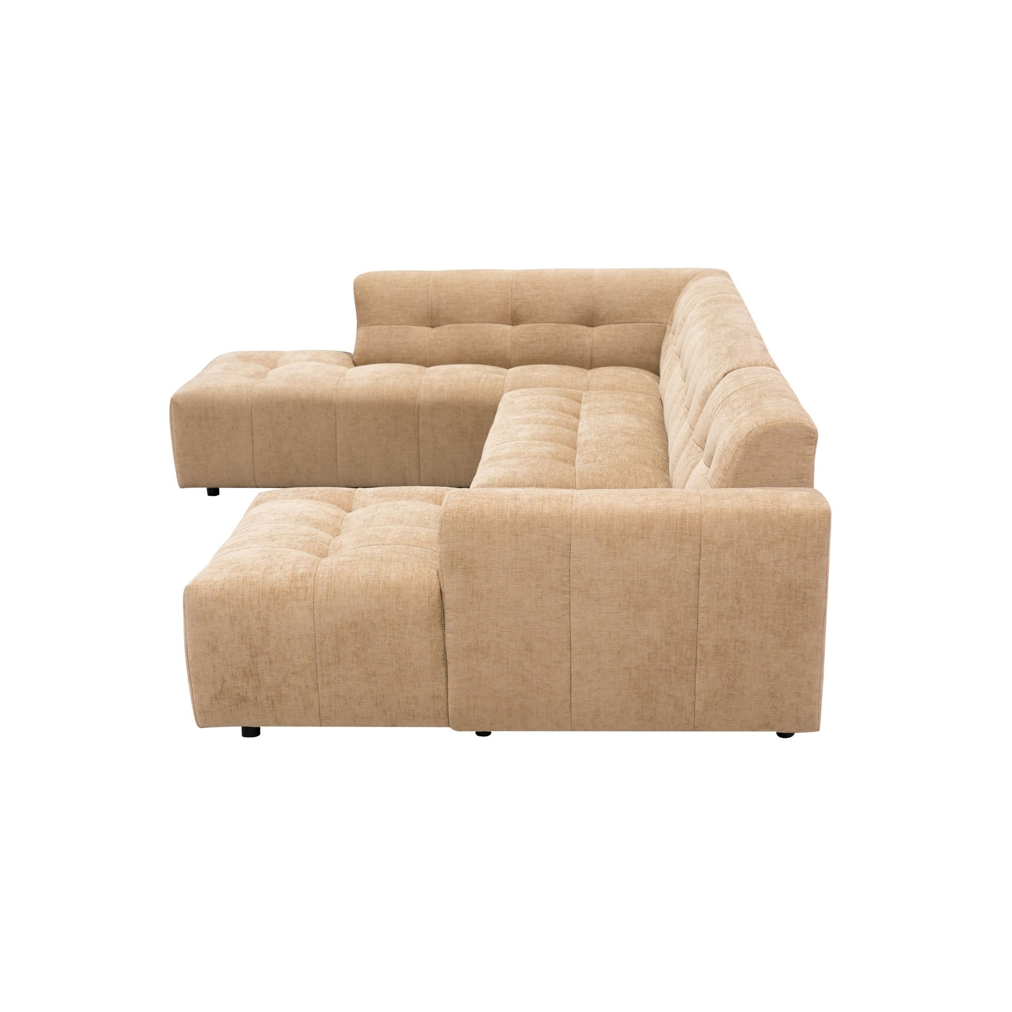 Starfurn MySofa Ruby U-bank Camel Ottomane L + 2,5 + Lounge R