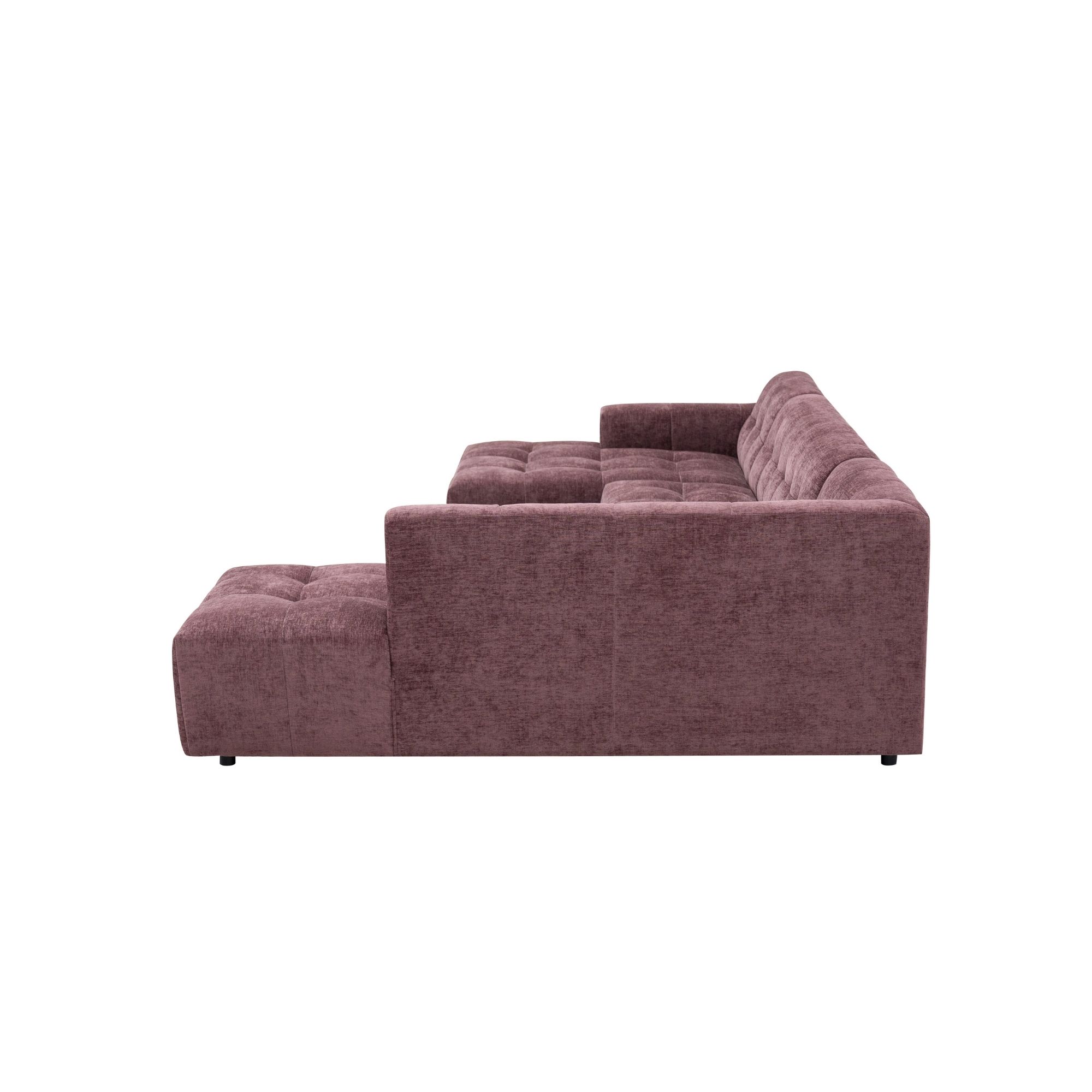 Starfurn MySofa Ruby U-bank Paars Lounge L + 2,5 + Ottomane R