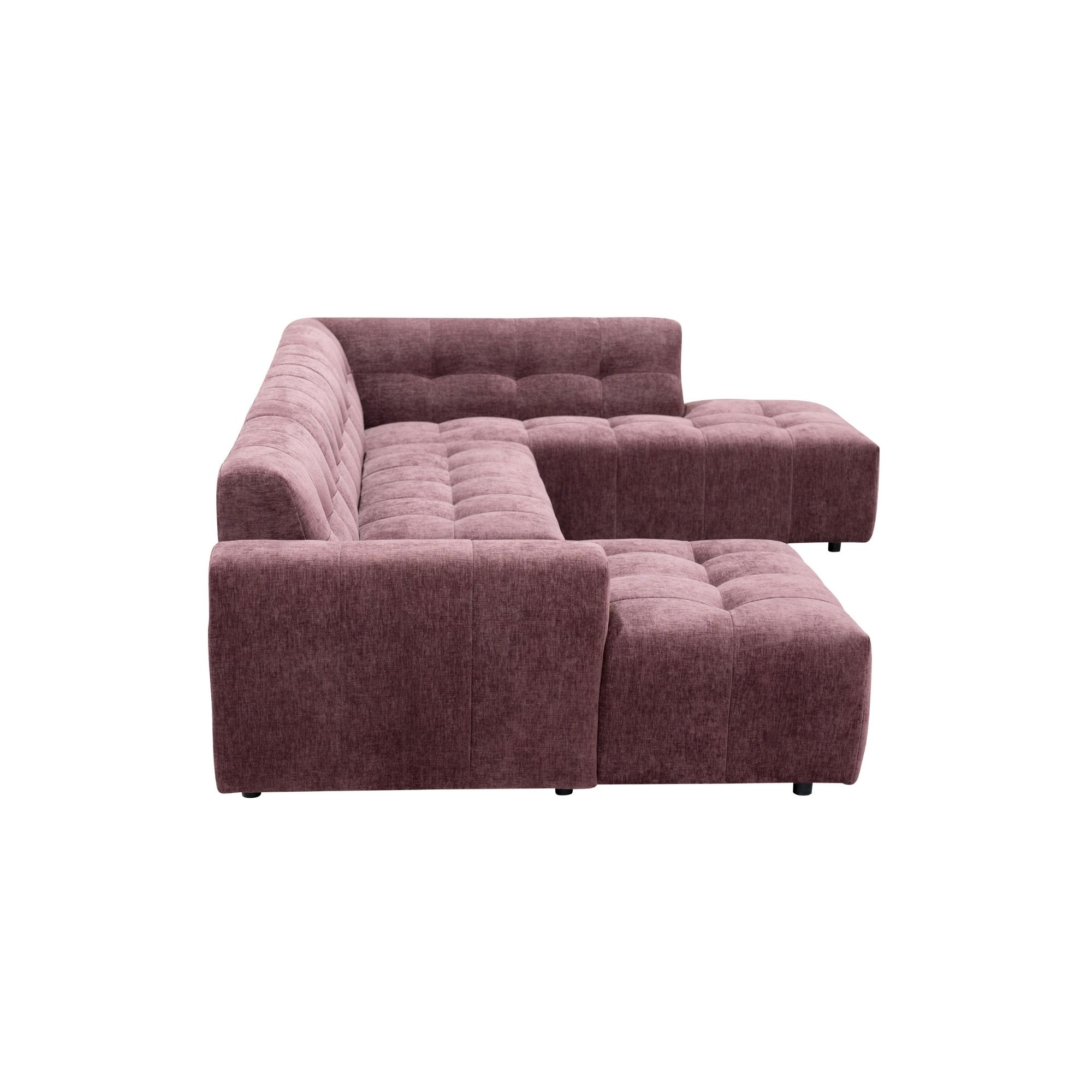 Starfurn MySofa Ruby U-bank Paars Lounge L + 2,5 + Ottomane R