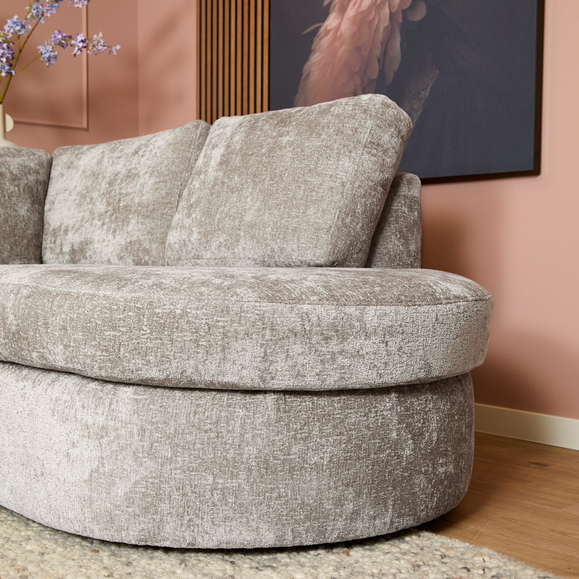 Starfurn MySofa Alma Hoekbank Greige 2,5 zits+Divan Rechts
