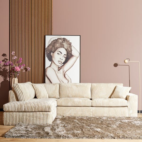 SHOWMODEL Starfurn MySofa Teddy | Divan Links + 2,5 zits | Beige