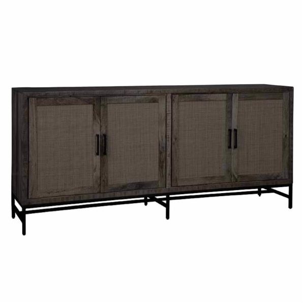 Tower Living Carini Dressoir zwart 200 cm