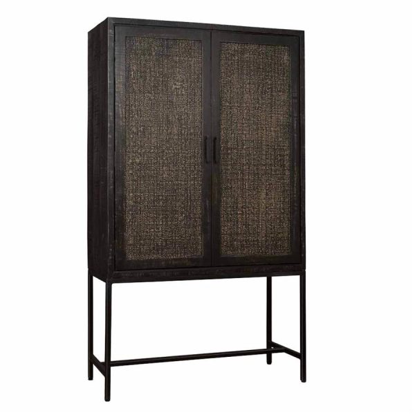 Tower Living Carini Opbergkast zwart 110 cm