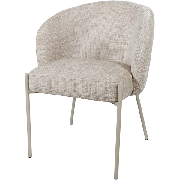 Nijwie MySons Adele - eetkamerstoel - beige poten - Cremona - Taupe 04 - Star Collection