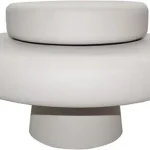 Nijwie MySons Alkmaar salontafel, Ø68, H38.5, Off-White - Formaggio Collection