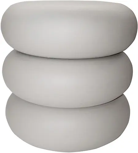 Nijwie MySons Beemster bijzettafel, Ø45, H45, Off-White - Formaggio Collection