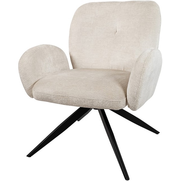 Nijwie MySons Bobby draaifauteuil 360 - Perfect Harmony - Ivory 02 - Unique Collection