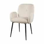 Nijwie MySons Bobby eetkamerstoel - met arm - Perfect Harmony - Ivory 02 - Unique Collection