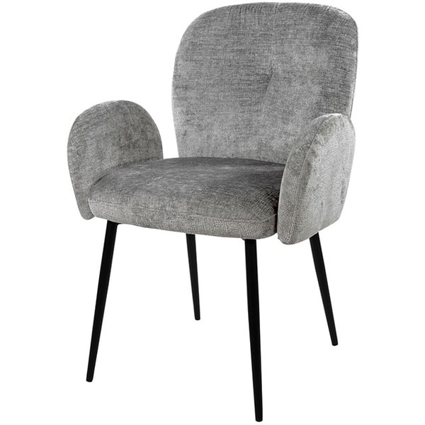 Nijwie MySons Bobby eetkamerstoel - met arm - Perfect Harmony - Light grey 85 - Unique Collection