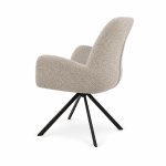 Nijwie MySons Charles armstoel - draaipoot 360 - Milan - Nature 120 - Unique Collection