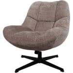 Nijwie MySons Chuck draaifauteuil 360 + rock system - Cremona - Fur 24 - Unique Collection