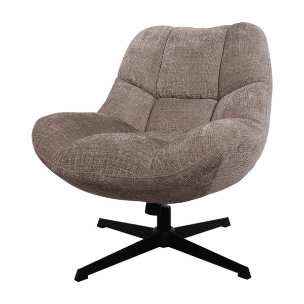 Nijwie MySons Chuck draaifauteuil 360 + rock system - Cremona - Fur 24 - Unique Collection
