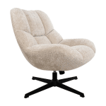 Nijwie MySons Chuck draaifauteuil 360 + rock system - Cremona - Natural 02 - Unique Collection