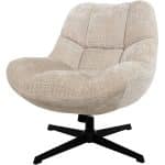 Nijwie MySons Chuck draaifauteuil 360 + rock system - Cremona - Natural 02 - Unique Collection