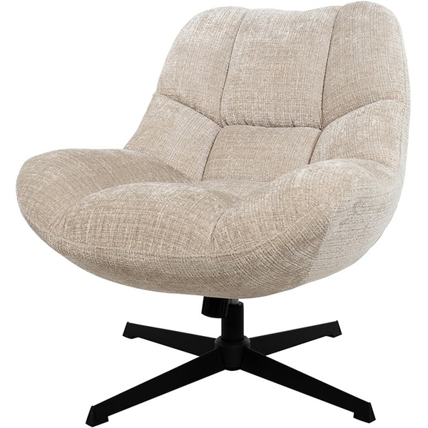 Nijwie MySons Chuck draaifauteuil 360 + rock system - Cremona - Natural 02 - Unique Collection