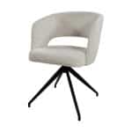 Nijwie MySons Claus armstoel - draaipoot 360 - Milan - Cream 103 - Unique Collection