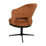 Nijwie MySons Friso armstoel - draaipoot 360 - Solo - Brandy 272 - Unique Collection