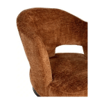 Nijwie MySons Friso armstoel - draaipoot 360 - Solo - Brandy 272 - Unique Collection