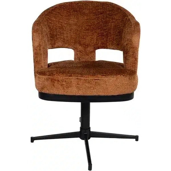 Nijwie MySons Friso armstoel - draaipoot 360 - Solo - Brandy 272 - Unique Collection