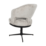 Nijwie MySons Friso armstoel - draaipoot 360 - Solo - Liver 170 - Unique Collection