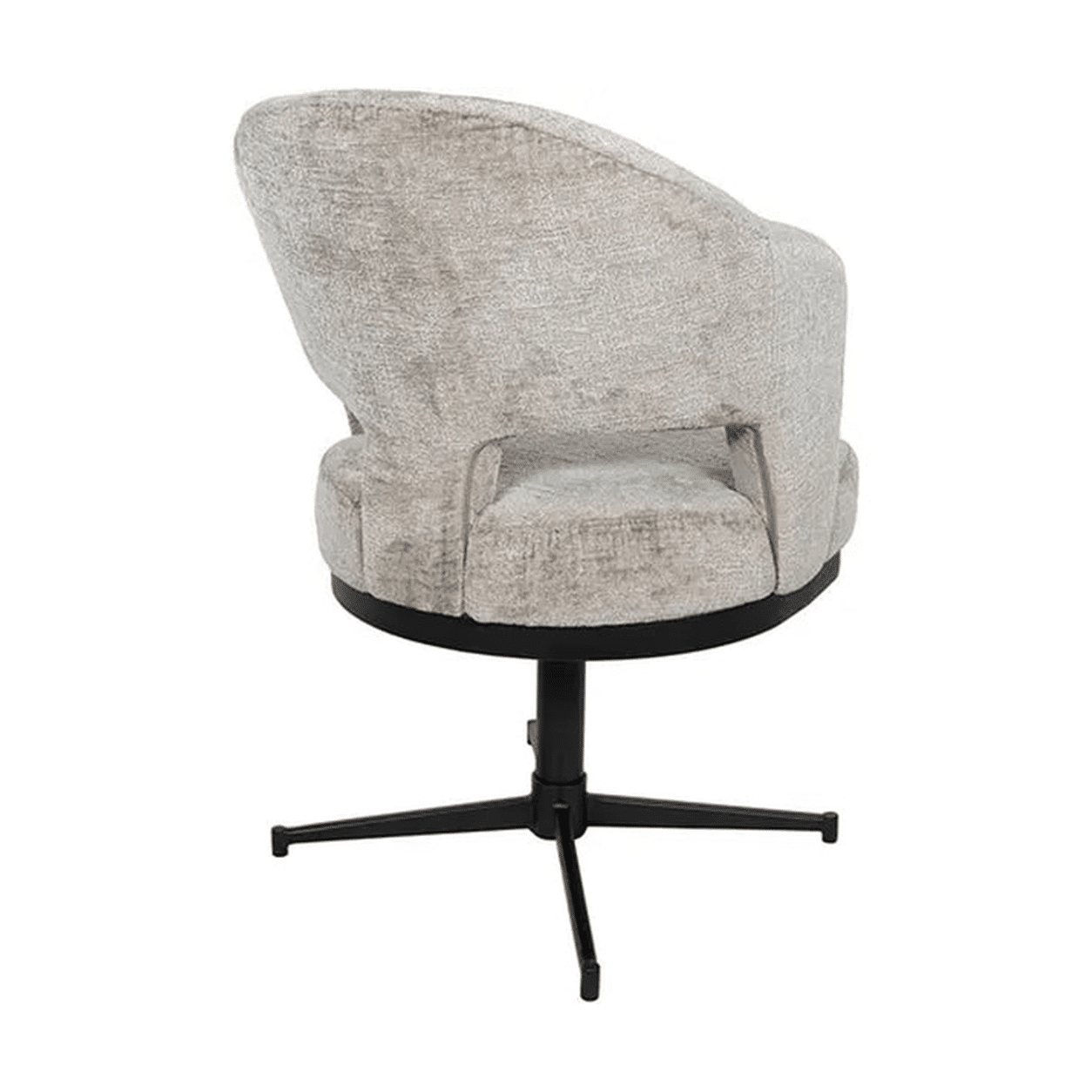 Nijwie MySons Friso armstoel - draaipoot 360 - Solo - Liver 170 - Unique Collection