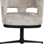 Nijwie MySons Friso armstoel - draaipoot 360 - Solo - Liver 170 - Unique Collection