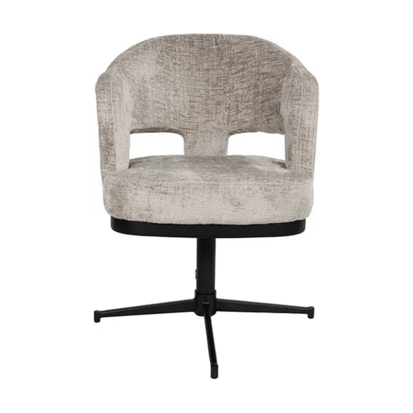 Nijwie MySons Friso armstoel - draaipoot 360 - Solo - Liver 170 - Unique Collection