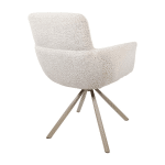 Nijwie MySons Harry armstoel - taupe draaipoot 360 - Present - Champagne 120 - Unique Collection