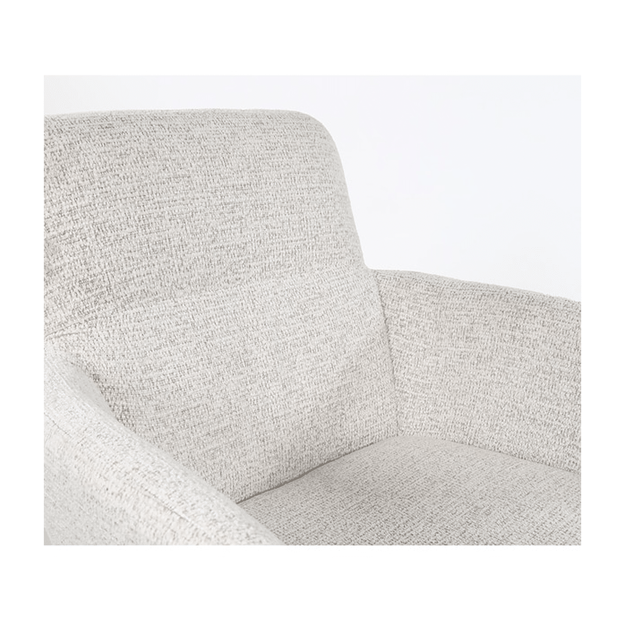 Nijwie MySons Harry armstoel - taupe draaipoot 360 - Present - Champagne 120 - Unique Collection