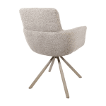 Nijwie MySons Harry armstoel - taupe draaipoot 360 - Present - Sandy 121 - Unique Collection