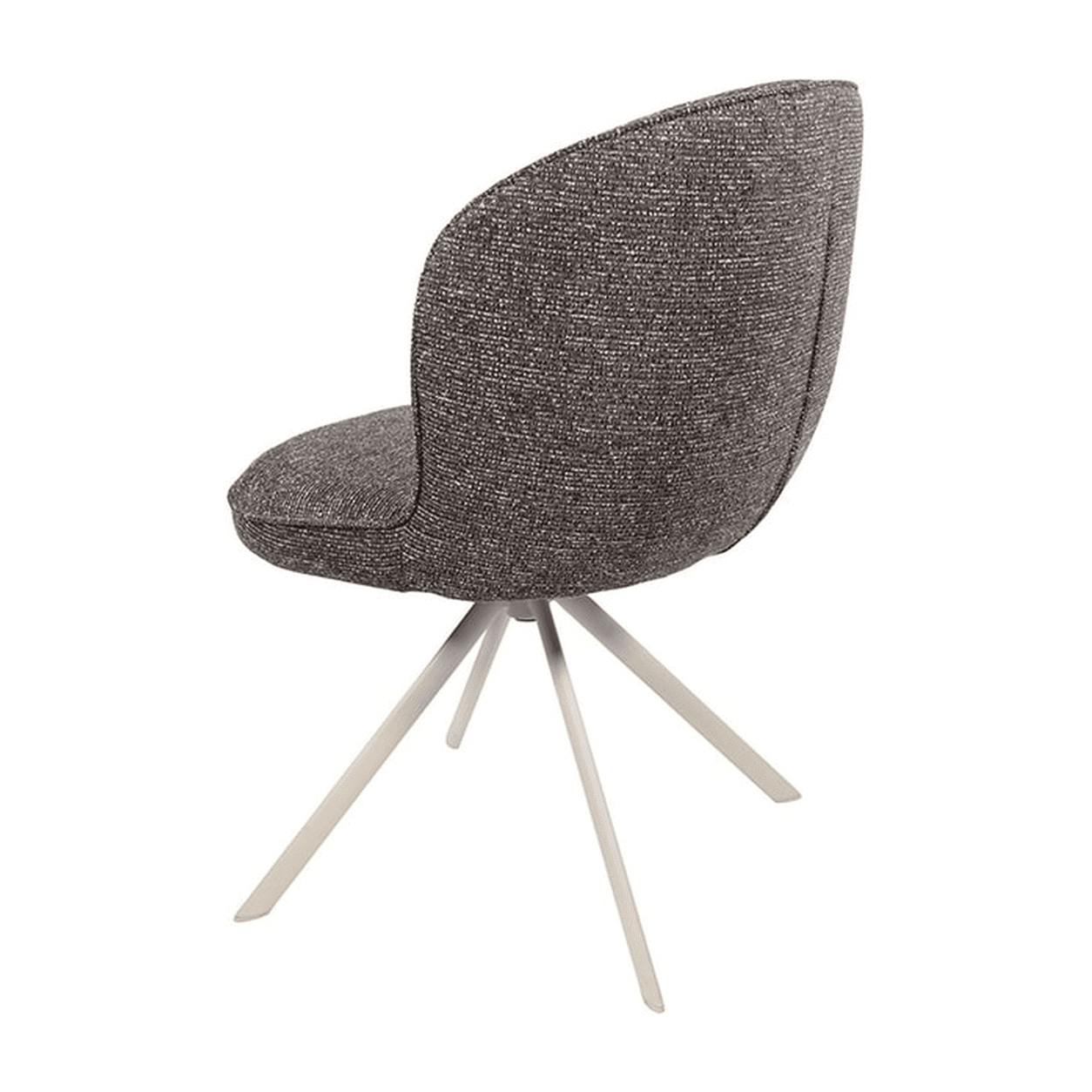 Nijwie MySons Kate eetkamerstoel - off-white draaipoot 360 - Present - Dark brown 456 - Unique Collection
