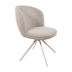 Nijwie MySons Kate eetkamerstoel - off-white draaipoot 360 - Present - Sandy 121 - Unique Collection