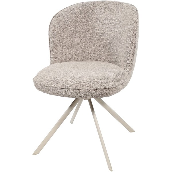 Nijwie MySons Kate eetkamerstoel - off-white draaipoot 360 - Present - Sandy 121 - Unique Collection