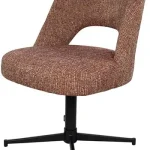 Nijwie MySons Maxima eetkamerstoel - draaipoot 360 - Field - Wine red 232 - Unique Collection