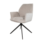 Nijwie MySons Riva eetkamerstoel - draaipoot 360ARS - Vibe - Beige 08 - Unique Collection