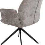 Nijwie MySons Riva eetkamerstoel - draaipoot 360ARS - Vibe - Liver 21 - Unique Collection