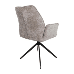 Nijwie MySons Riva eetkamerstoel - draaipoot 360ARS - Vibe - Liver 21 - Unique Collection