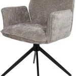 Nijwie MySons Riva eetkamerstoel - draaipoot 360ARS - Vibe - Liver 21 - Unique Collection