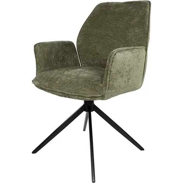 Nijwie MySons Riva eetkamerstoel - draaipoot 360ARS - Vibe - Moss 38 - Unique Collection