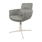Nijwie MySons William armstoel - off-white draaipoot 360 - Field - Green 356 - Unique Collection
